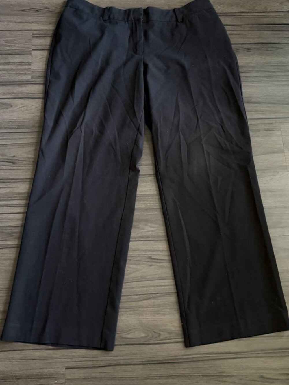 George black wide leg pants